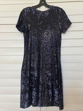 Tory Burch Black Sequin Short Dress
